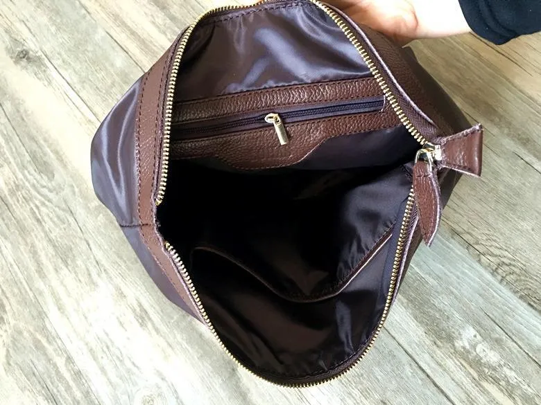 Fashion Womens Black Leather Vertical Tote Bag Green Shoulder Tote Bag Shoulder Purse For Women