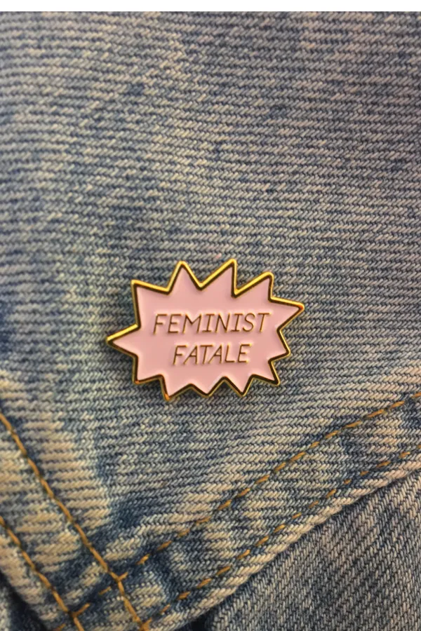 Feminist Fatale Enamel Pin
