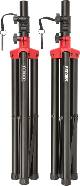 Fender Compact Speaker Stands with Bag, Black