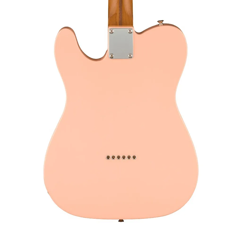 Fender Ltd Ed Vintera 50s Telecaster Modified Electric Guitar, Roasted Maple FB, Shell Pink