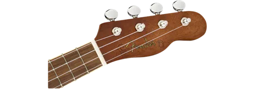 FENDER Seaside Soprano Ukulele Pack Walnut Fingerboard Natural