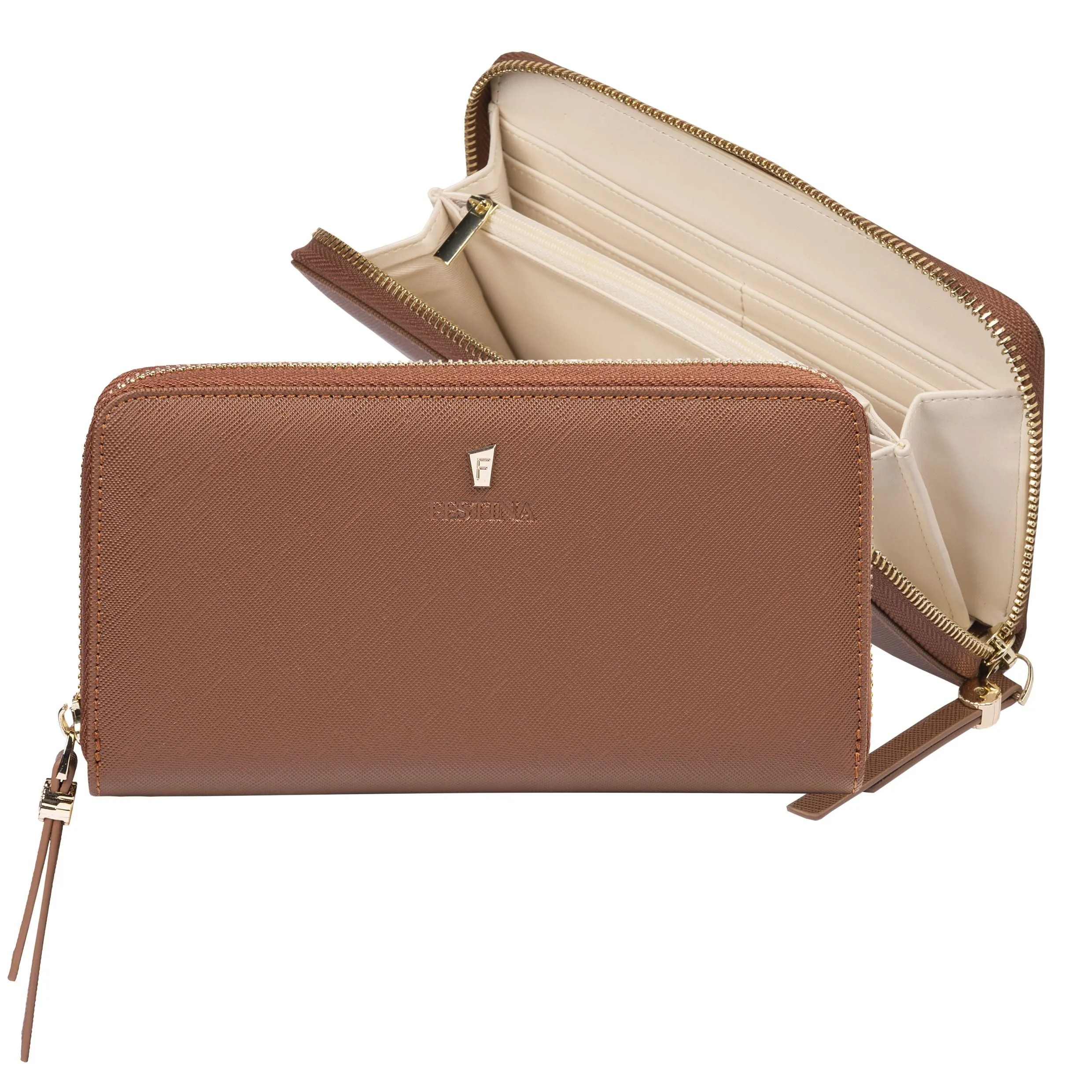 FESTINA FPBL222Y-Set Mademoiselle Light Brown (ballpoint pen & travel purse)