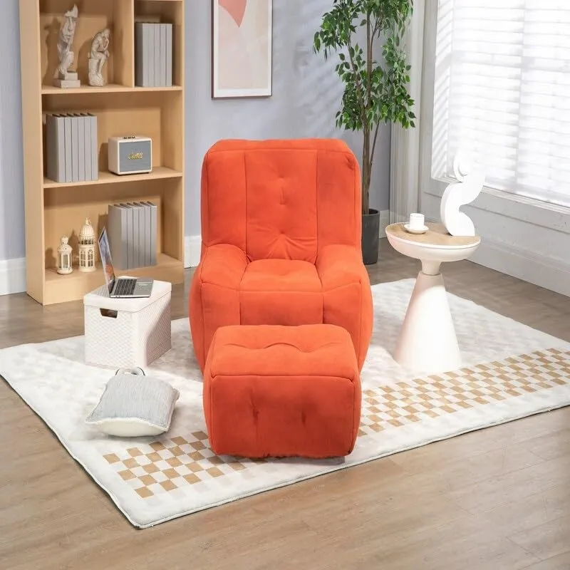 Fluffy Bean Bag Chair Comfortable for Adults and Children Lazy Sofa