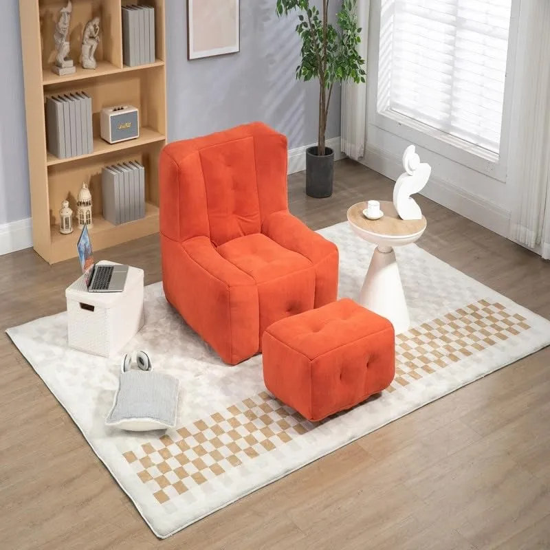 Fluffy Bean Bag Chair Comfortable for Adults and Children Lazy Sofa