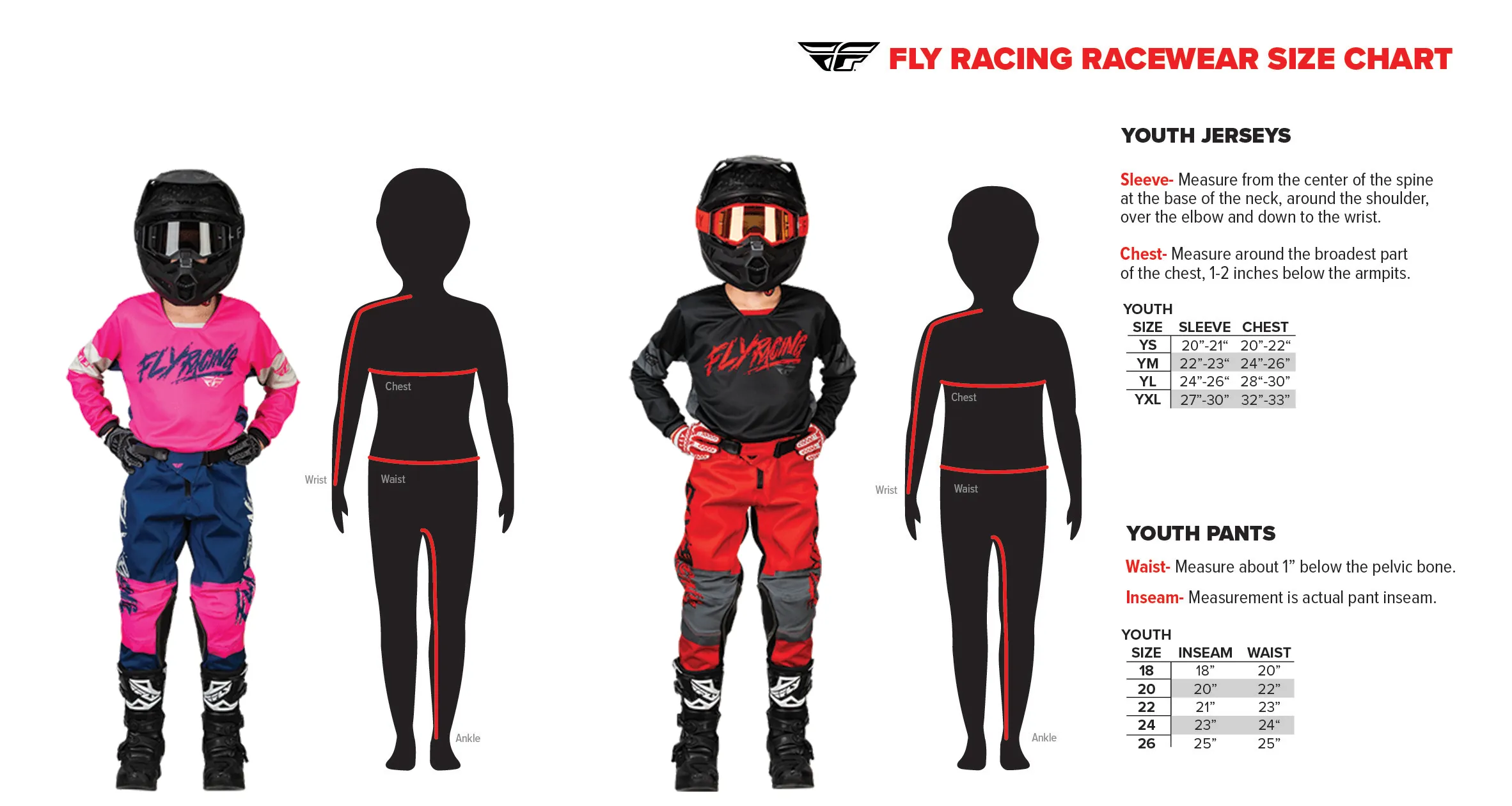 FLY Racing Kinetic Rebel Youth Pants