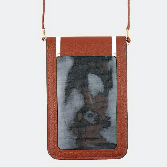Football Touch Screen Crossbody Cell Phone Bag