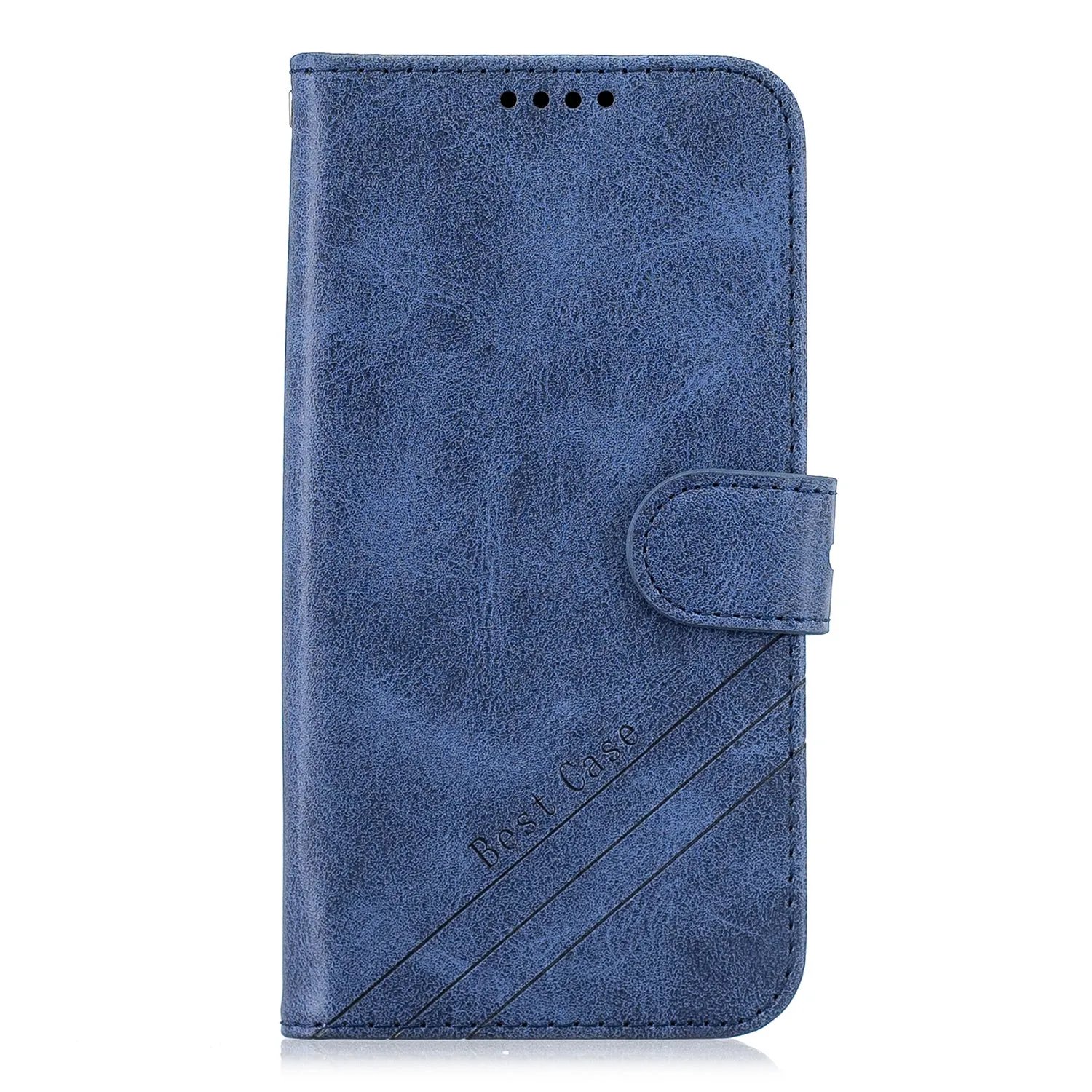 For iPhone 6 plus / 6S plus / 7 plus / 8 plus Denim Pattern Solid Color Flip Wallet PU Leather Protective Phone Case with Buckle & Bracket gray