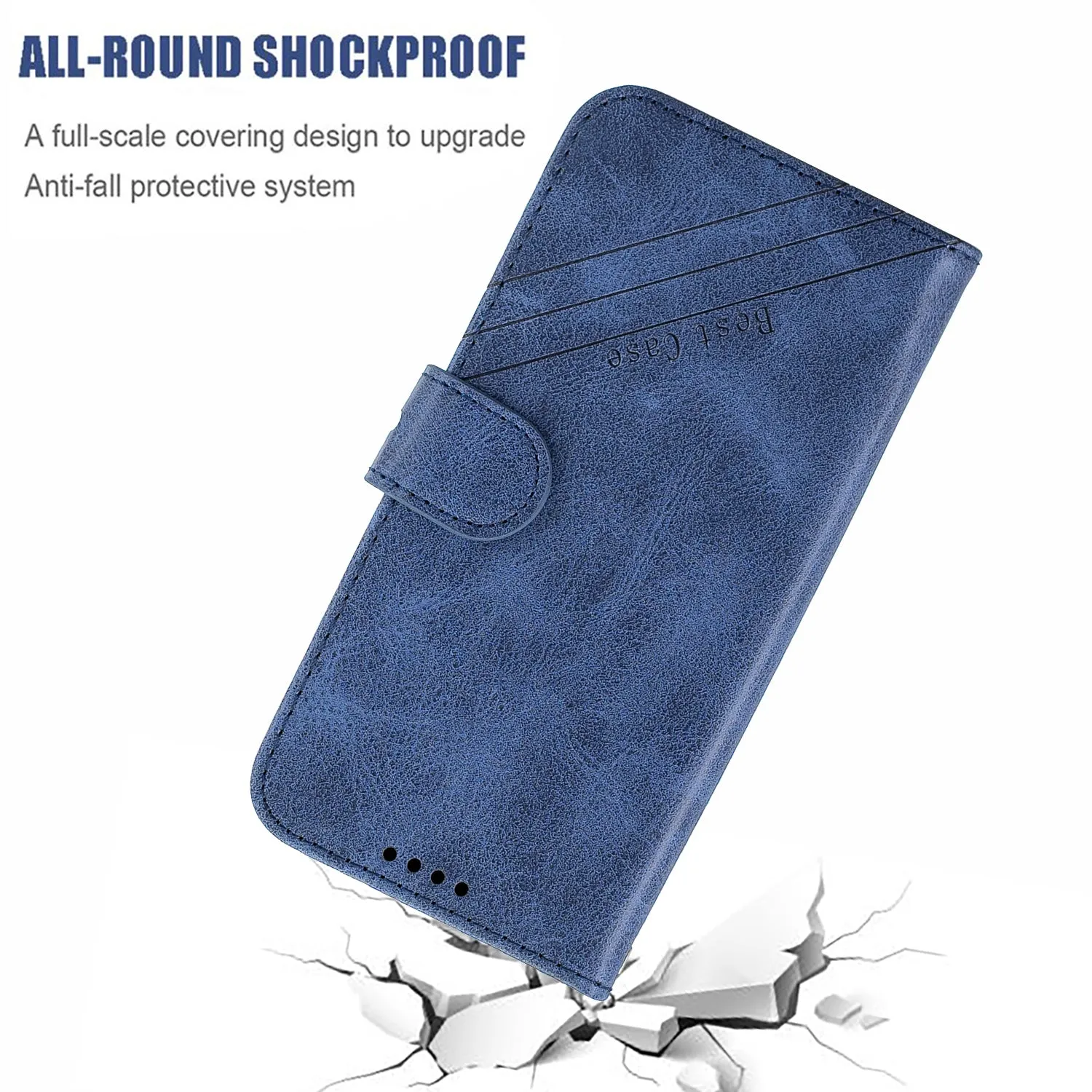 For iPhone 6 plus / 6S plus / 7 plus / 8 plus Denim Pattern Solid Color Flip Wallet PU Leather Protective Phone Case with Buckle & Bracket gray