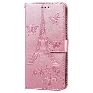 For iPhone12Promax Phone Cover 6.7Inch Mobile Phone Cover with Card Slot Phone Bracket Pink