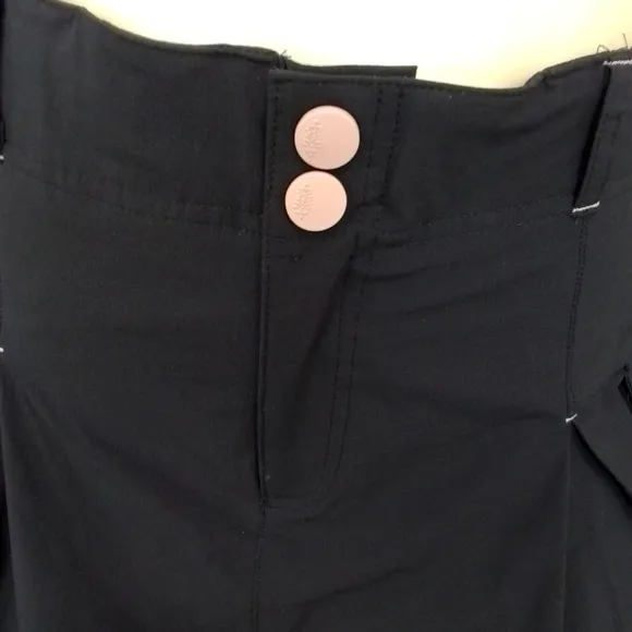 Free People Great Yonder Black Skort With Cargo Pockets NEW