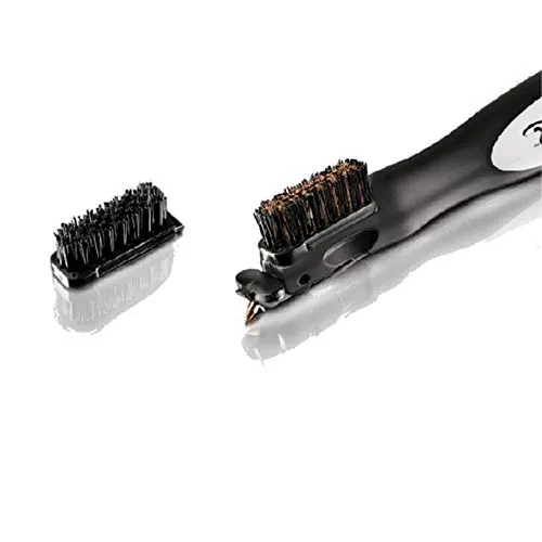 Frogger Golf Brush Head and Groove Cleaner Replacement for BrushPro (Bronze & Nylon Brush)