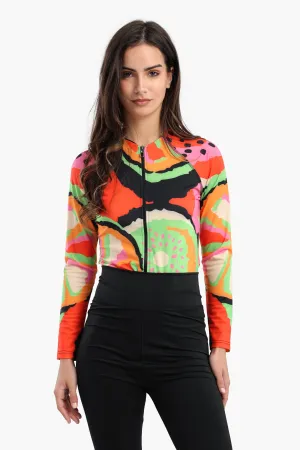 Fruity Rash Guard Swimsuit
