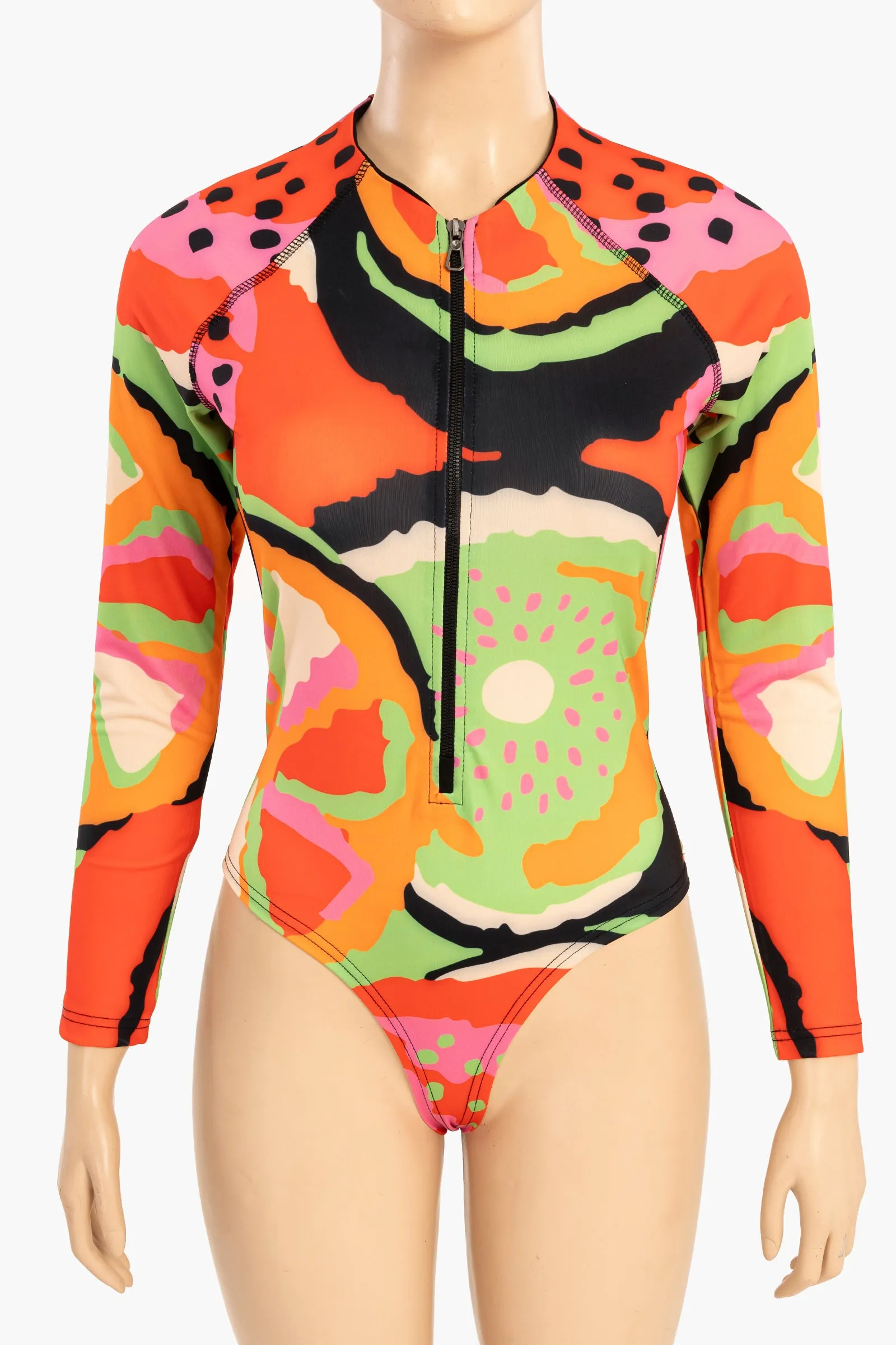 Fruity Rash Guard Swimsuit