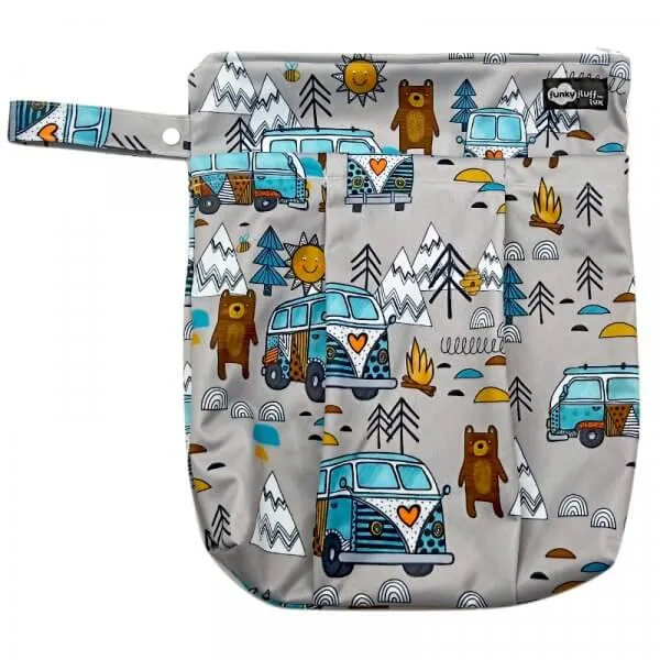 Funky Fluff Double Pocket Wet Bag