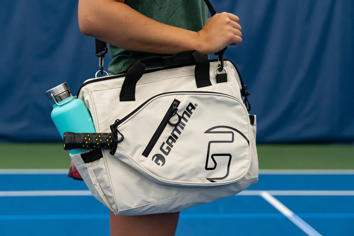 Gamma Pickleball Tour Tote (Off-White/Black)