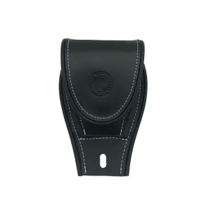Genuine Leather Tank Pouch, Black