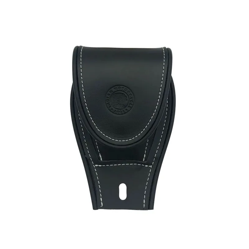 Genuine Leather Tank Pouch, Black
