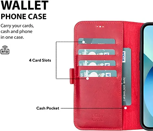 Genuine Leather Undetachable Case for iPhone 13 Pro Max
