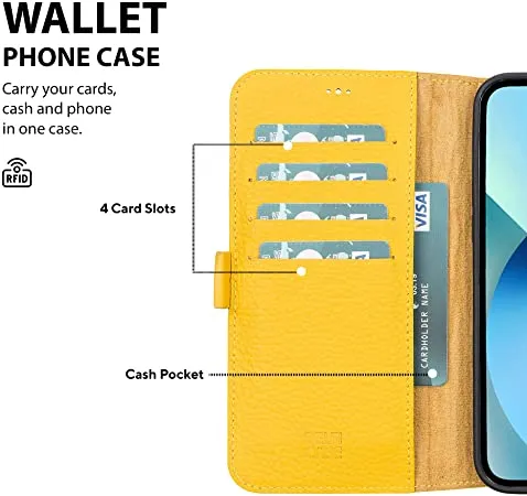 Genuine Leather Undetachable Case for iPhone 13 Pro Max