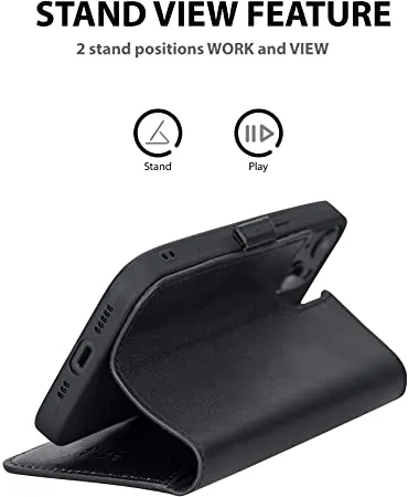 Genuine Leather Undetachable Case for iPhone 13 Pro Max