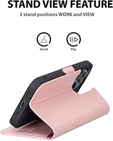 Genuine Leather Undetachable Case for iPhone 13 Pro Max