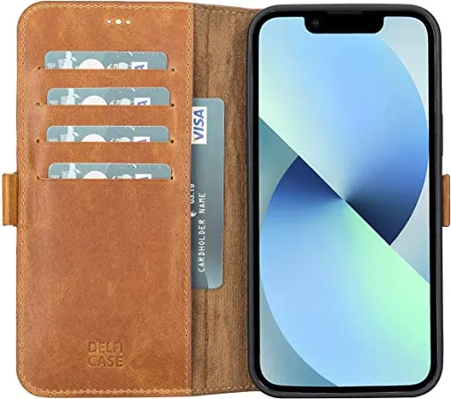 Genuine Leather Undetachable Case for iPhone 13 Pro Max