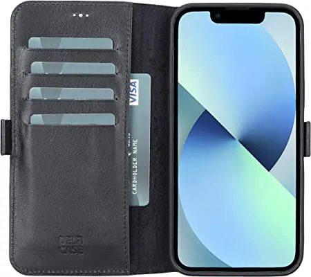 Genuine Leather Undetachable Case for iPhone 13 Pro Max