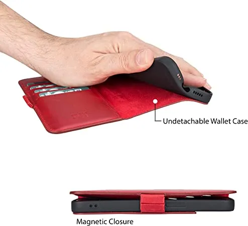 Genuine Leather Undetachable Case for iPhone 13 Pro Max