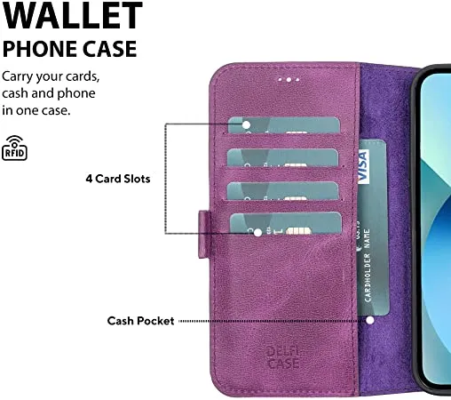 Genuine Leather Undetachable Case for iPhone 13 Pro Max