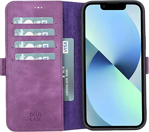 Genuine Leather Undetachable Case for iPhone 13 Pro Max