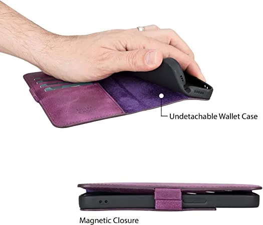 Genuine Leather Undetachable Case for iPhone 13 Pro Max