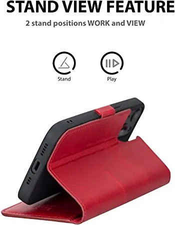 Genuine Leather Undetachable Case for iPhone 13 Pro Max