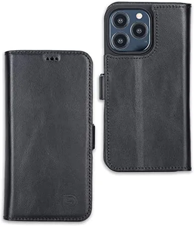 Genuine Leather Undetachable Case for iPhone 13 Pro Max
