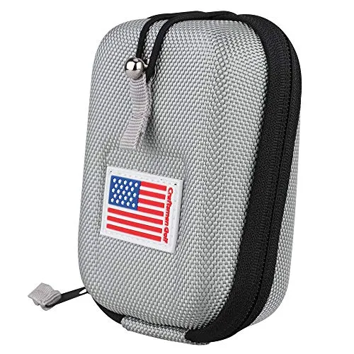 Golf Range Finder Bag Hard Case for Tectectec Callaway and Other Most Brands (Silver)