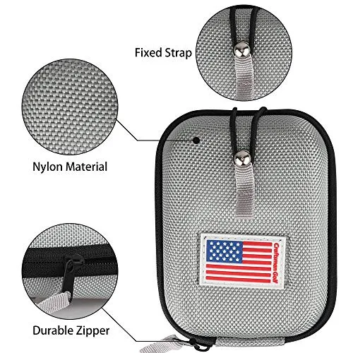 Golf Range Finder Bag Hard Case for Tectectec Callaway and Other Most Brands (Silver)