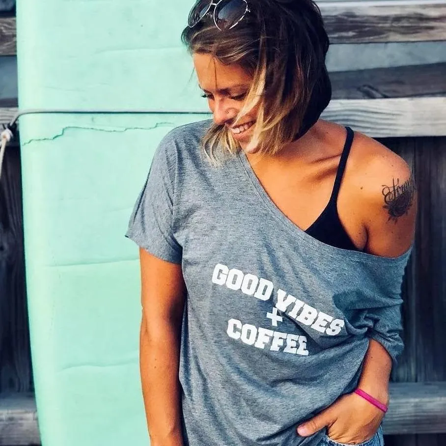 Good Vibes   Coffee - Off the Shoulder