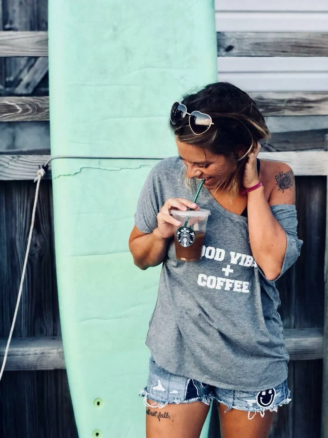 Good Vibes   Coffee - Off the Shoulder