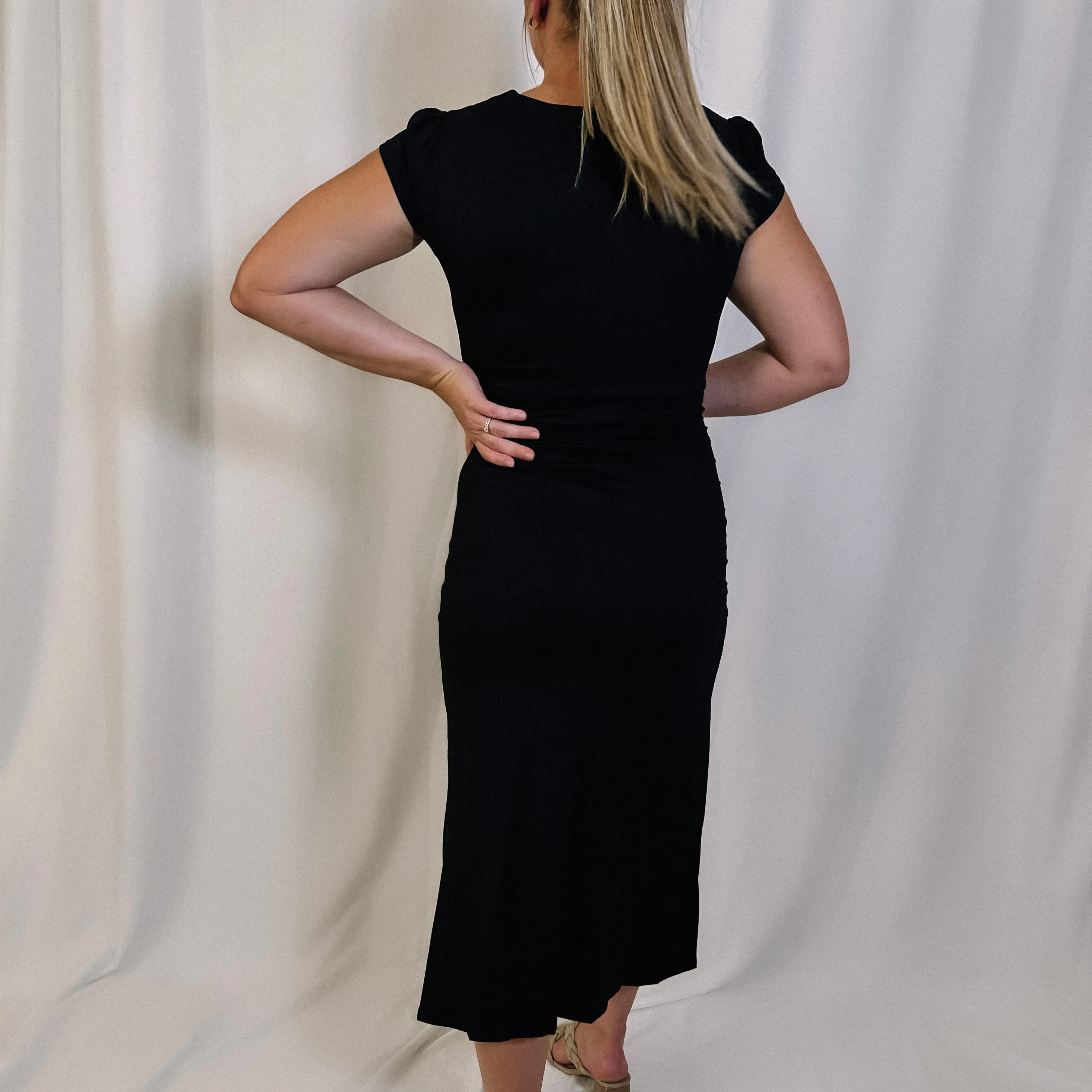 Grab Your Attention Midi Dress - LAST ONE