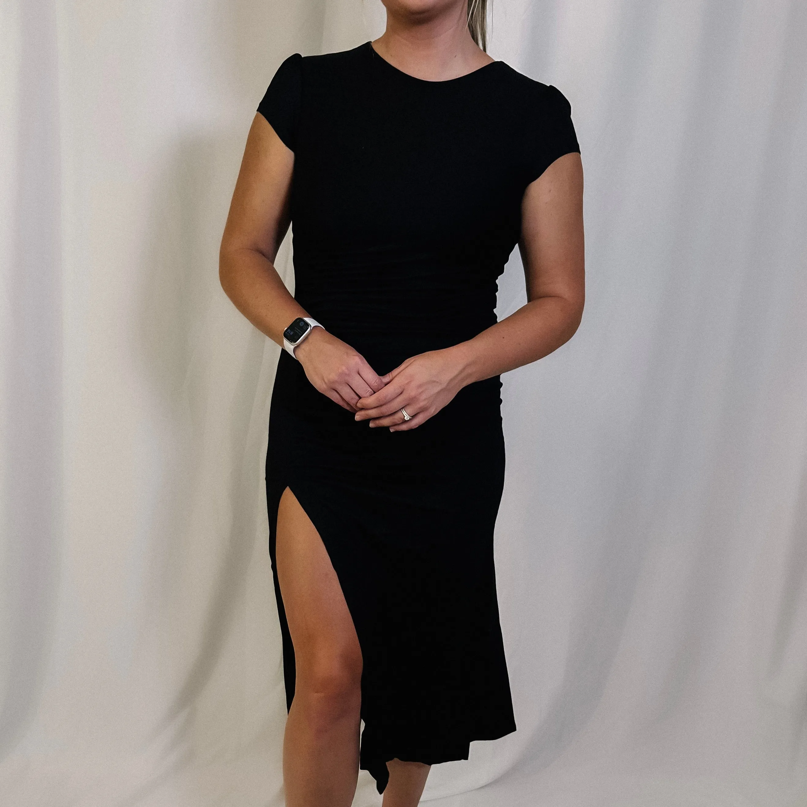 Grab Your Attention Midi Dress - LAST ONE