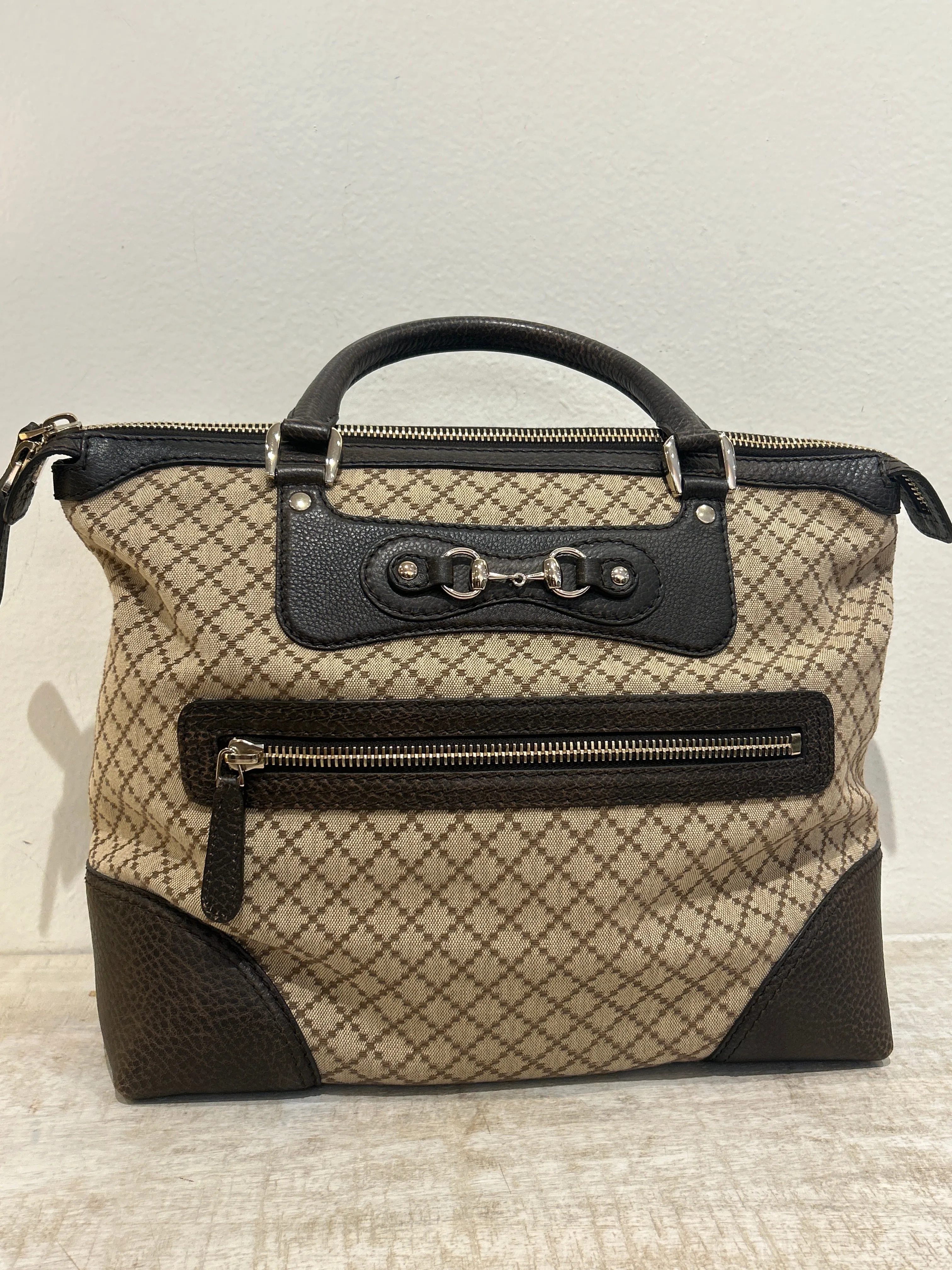 Gucci Bag, Diamante Canvas Catherine Carryall Tote