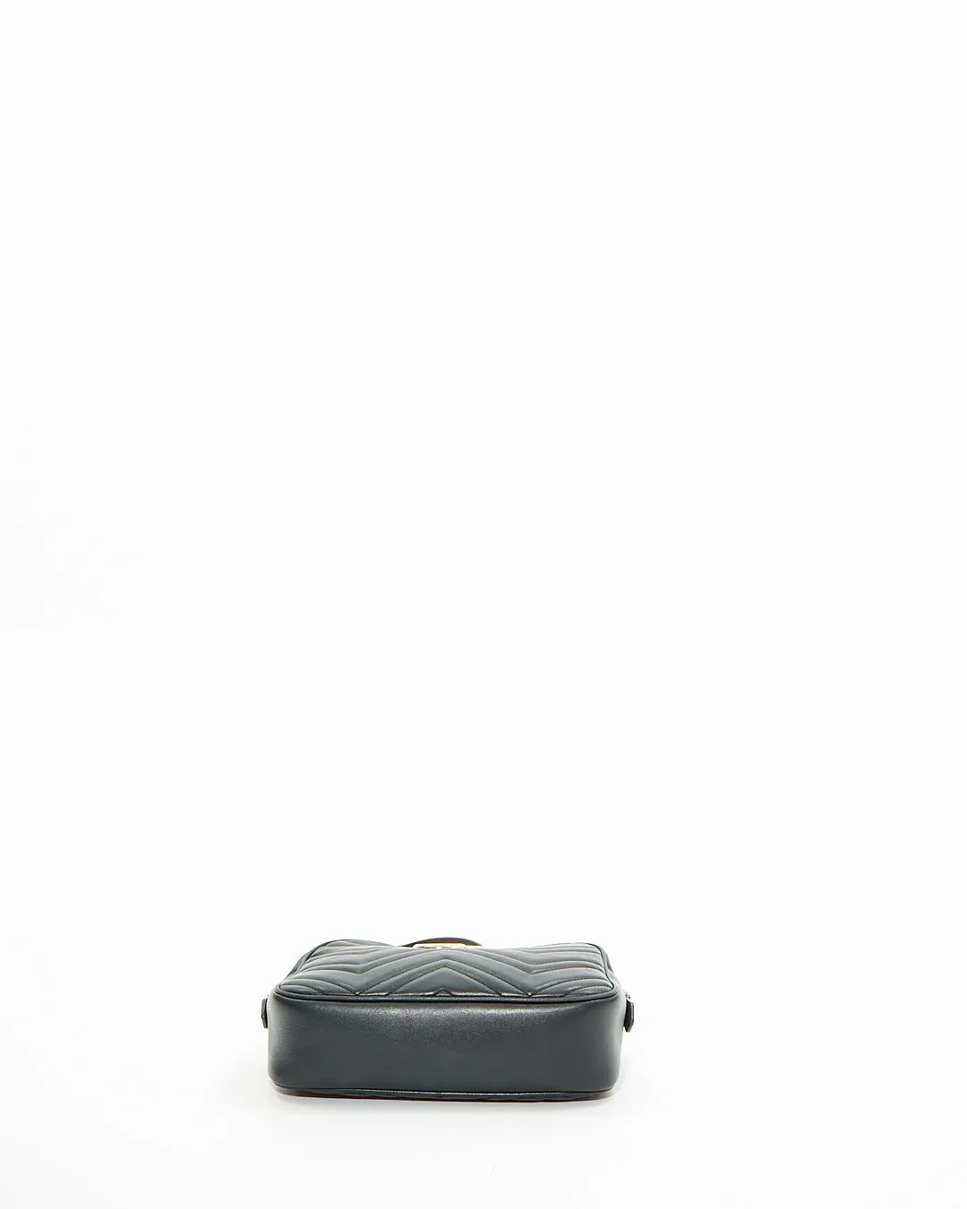 Gucci Black Matelasse GG Marmont Small Camera Bag