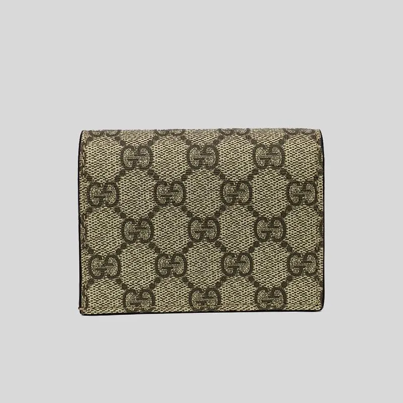 Gucci GG Supreme Monogram Bosco Patch Small Wallet