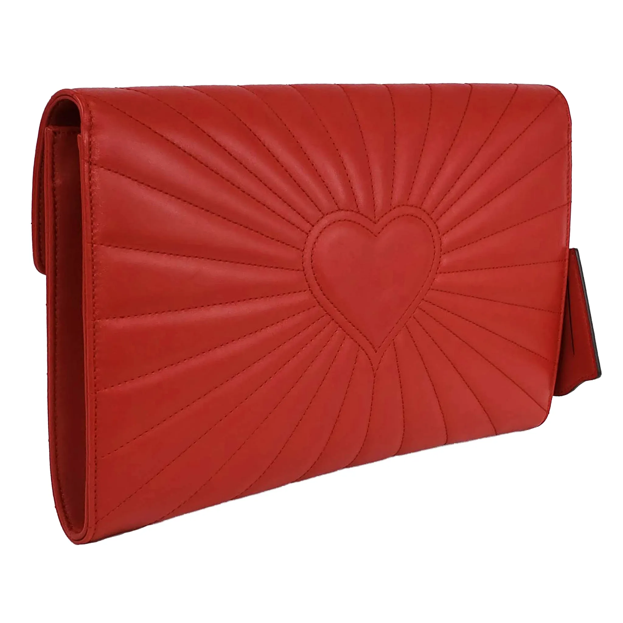 Gucci Queen Margaret Apollo Clutch Handbag in Hibiscus Red