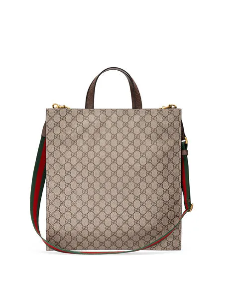 Gucci Soft GG Supreme Tote in Beige