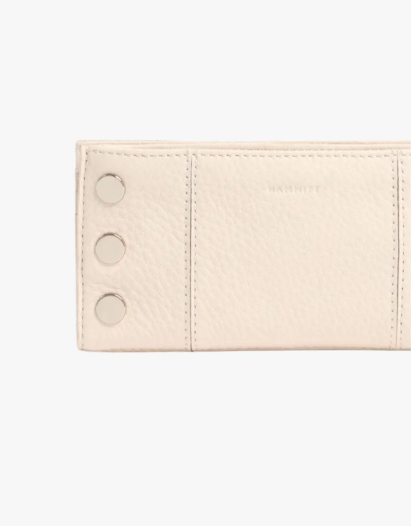 Hammitt 110 North Wallet Calla Lily White & Silver