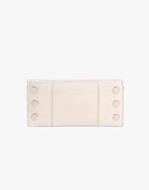 Hammitt 110 North Wallet Calla Lily White & Silver