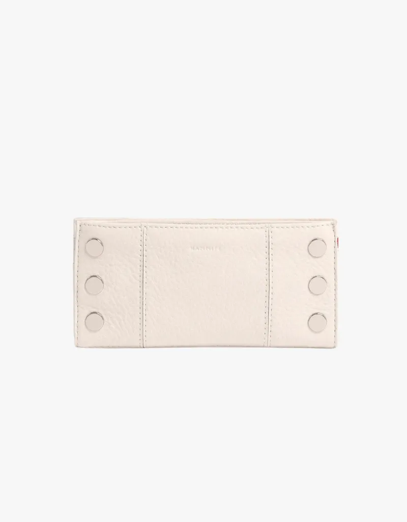 Hammitt 110 North Wallet Calla Lily White & Silver