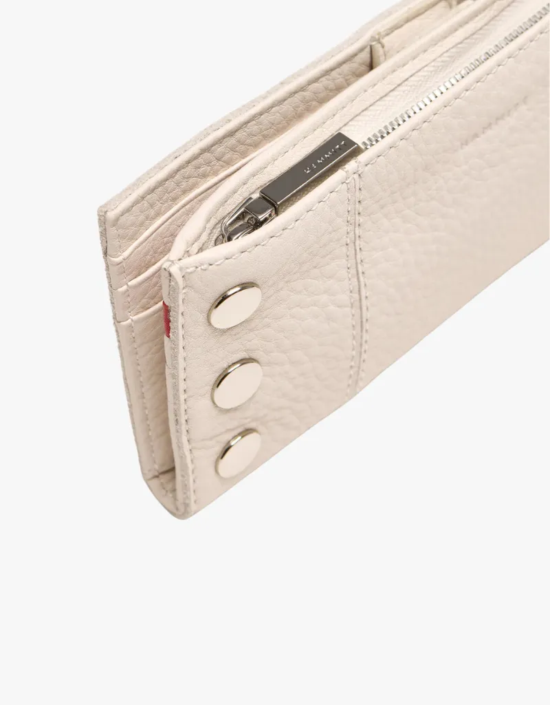 Hammitt 110 North Wallet Calla Lily White & Silver