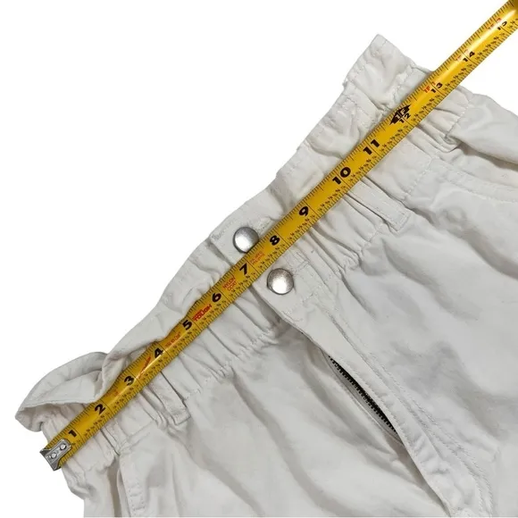H&amp;M High Waist Paper Bag Mom Jean Shorts