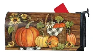 Harvest Gathering Magnetic Mailbox Cover